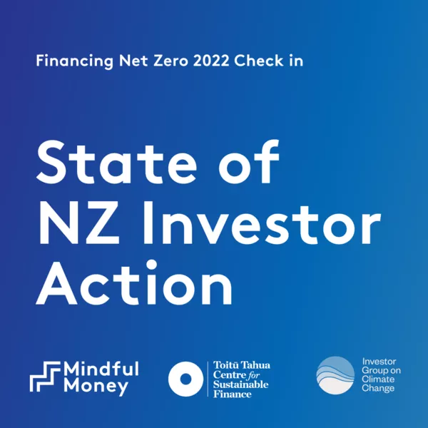 Financing Net Zero Check in 2022 Event